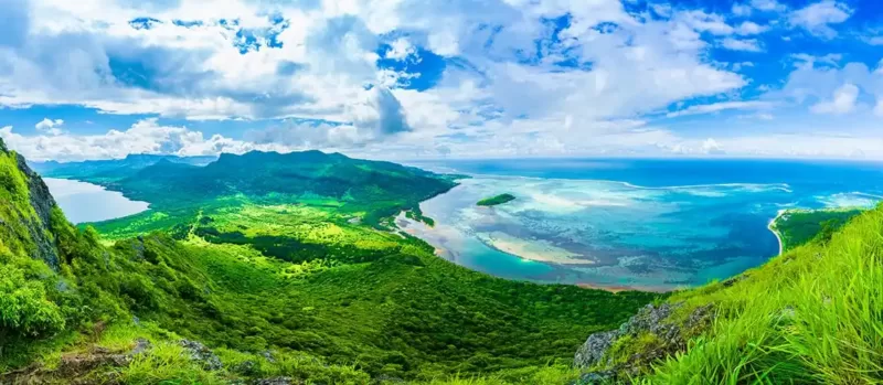фотошпалери на стіні вид на острів з гори 1137980009